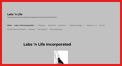 Desktop Screenshot of labsnlife.com